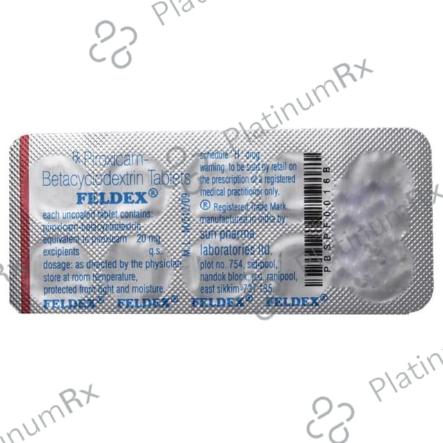 Feldex 20mg Tablet 10s