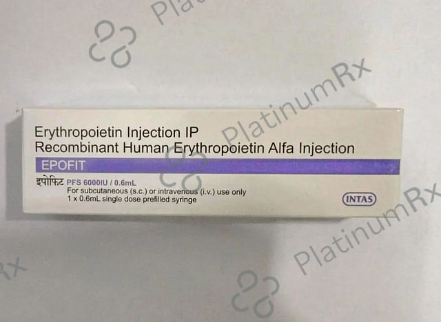 Epofit 6000IU Injection 0.6 ml