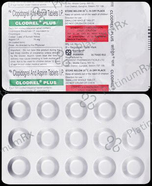 Clodrel Plus 75/75mg Tablet 15s