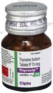 Thyrocip 75mcg Tablet