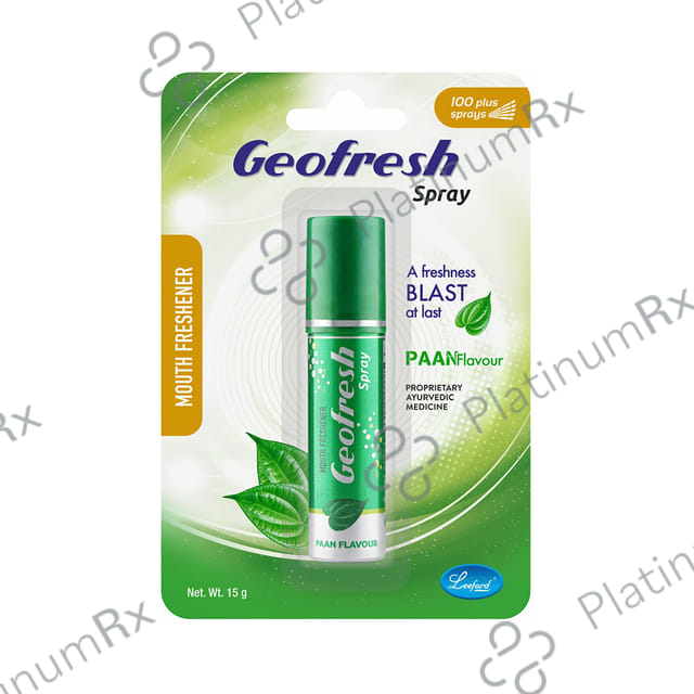 Leeford Geofresh Ayurvedic Mouth Freshner Spray Paan