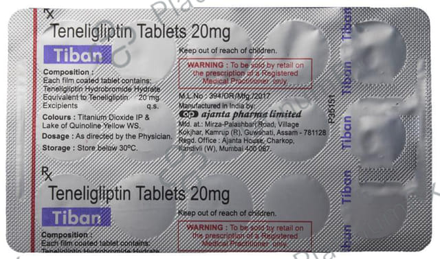 Tiban 20mg Tablet 10s