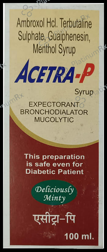 Acetra P Syrup Deliciously Minty 100ml