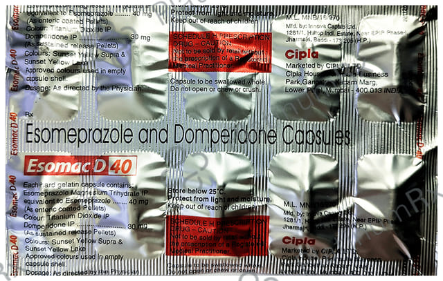 Esonax D 30/40mg Capsule SR 10s