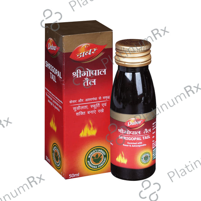 Dabur Shrigopal Tail - For Strength & Stamina 50 ml