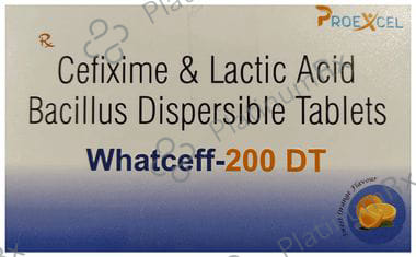 Whatceff 200mg/2.5B DT Tablet 10s