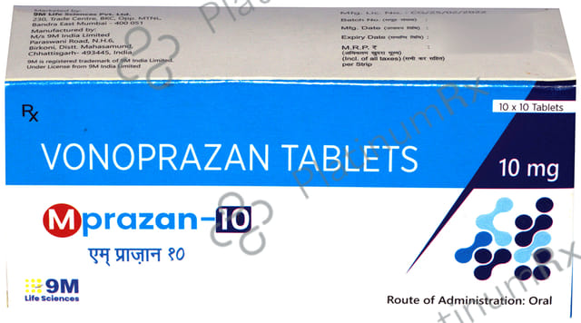 Mprazan 10mg Tablet 10s