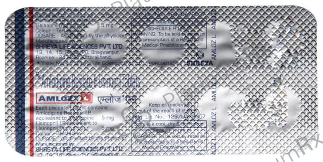 Amloz L 5/5mg Tablet 10s