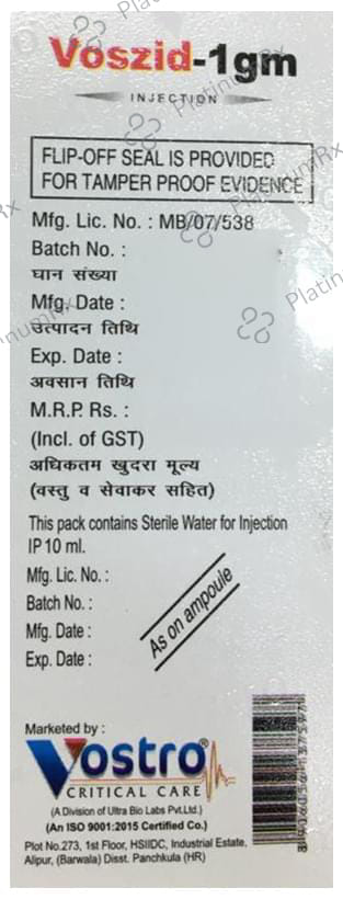 Voszid 1gm Injection
