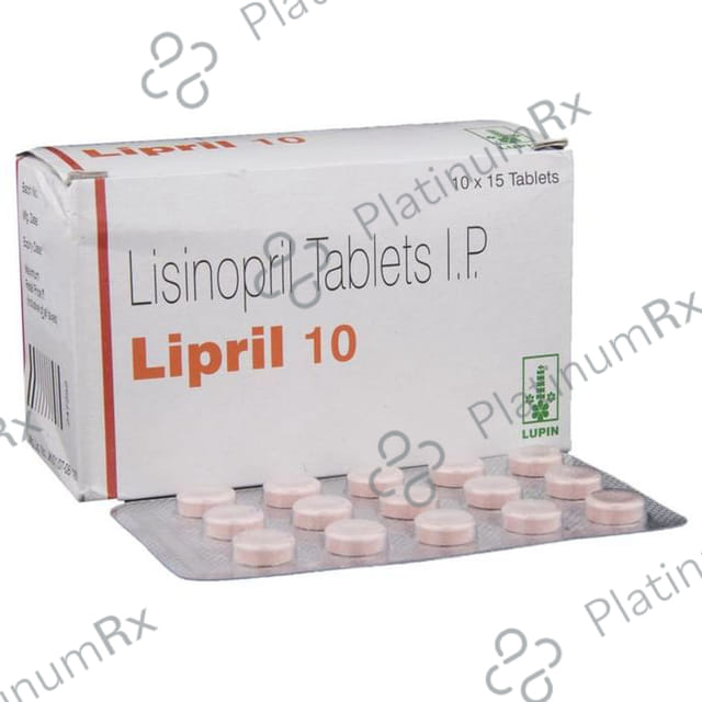 Lipril 10mg Tablet 15s