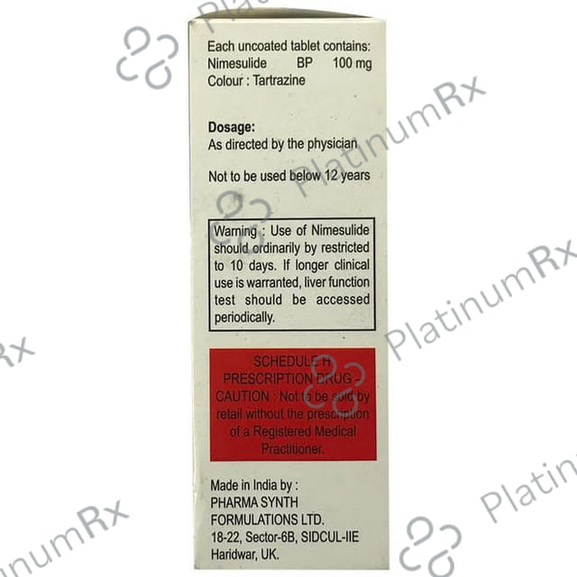 Nam Safe 100mg Tablet