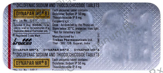 Dynapar MR 50/8mg Tablet 10s