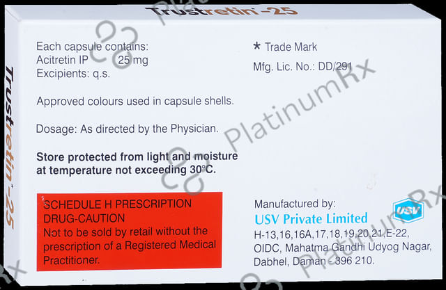 Trustretin 25mg Capsule 10s