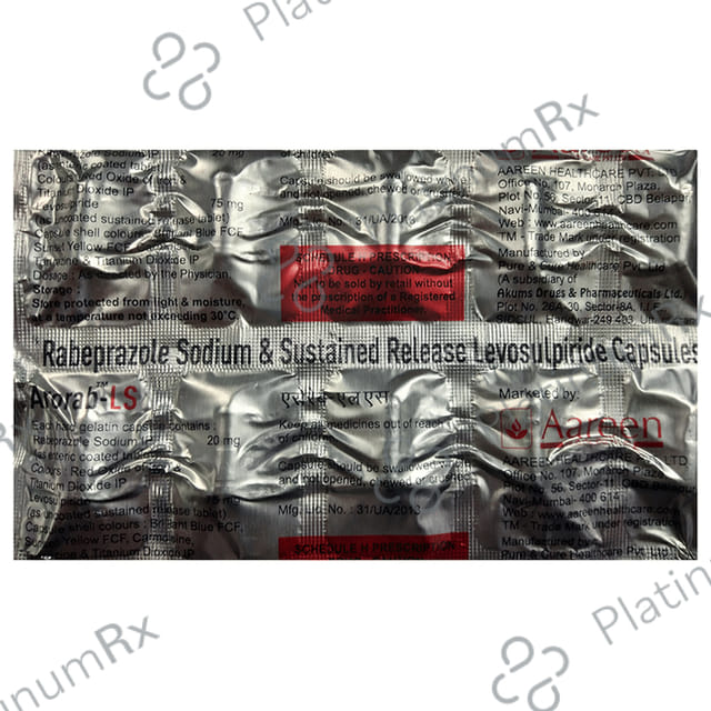 Arorab LS 75/20mg Capsule 10s