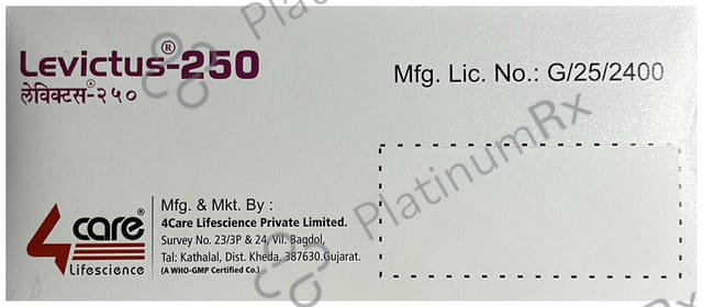 Levictus 250mg Tablet 10s