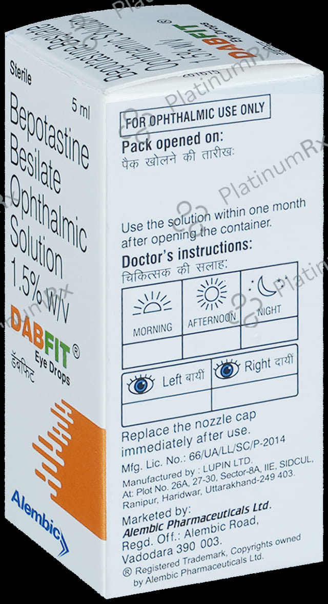 Dabfit 1.5% Eye Drop 5ml