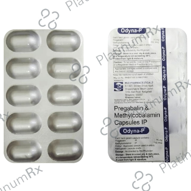 Odyna P 750mcg/75mg Capsule