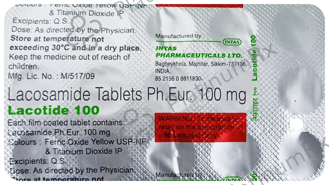 Lacotide 100mg Tablet 15s