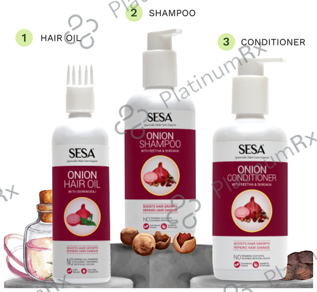 Sesa Onion Shampoo with Reetha & Shikakai