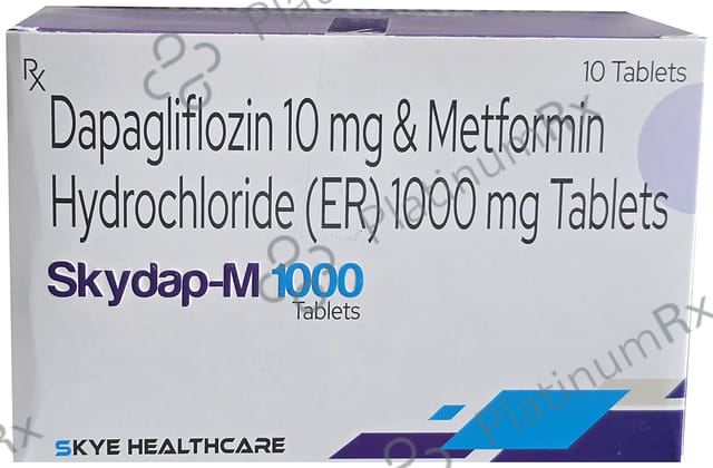 Skydap M 1000mg Tablet ER 10s