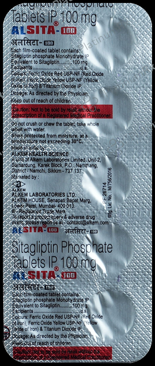 Alsita 100mg Tablet 10s