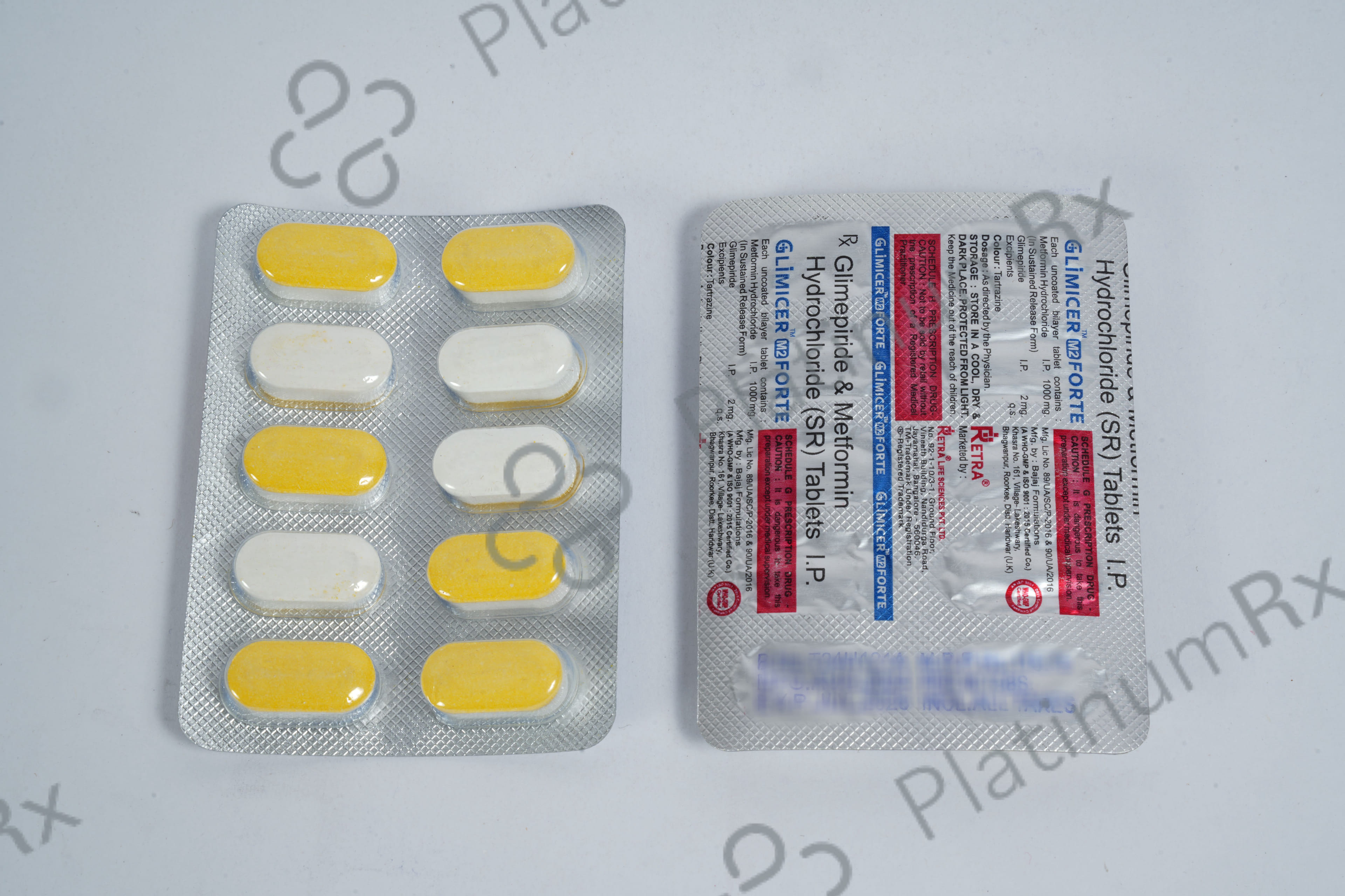 Glimicer M2 Forte 2/1000mg Tablet SR 10s