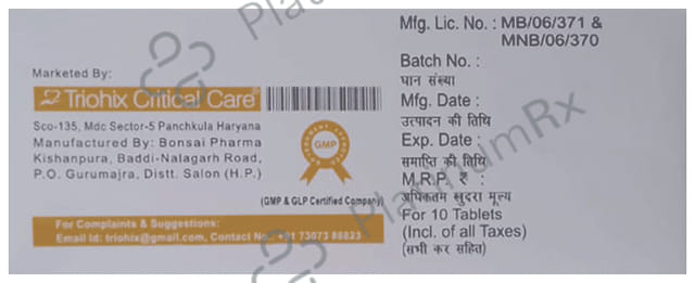 Jarcohix 50mg Tablet 10s