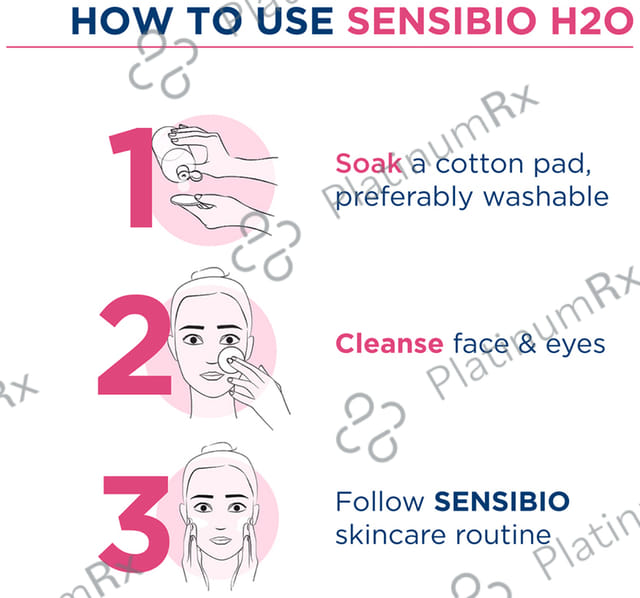 Bioderma Sensibio H2O Make-up Removing Micellar Water & Cleanser - For Sensitive Skin 250 ml