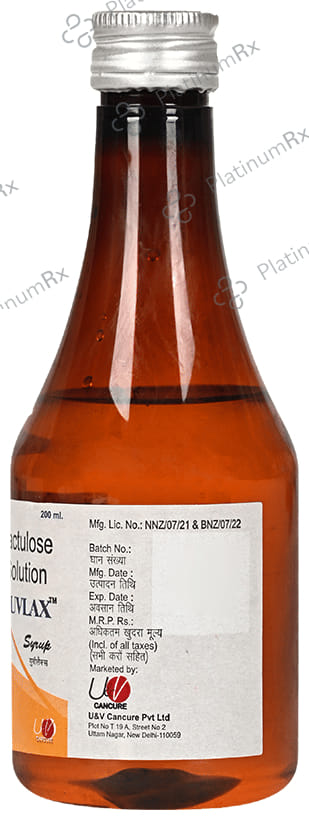 Uvlax 10000mg Syrup 200ml