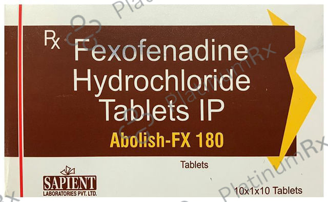 Abolish FX 180mg Tablet 10s