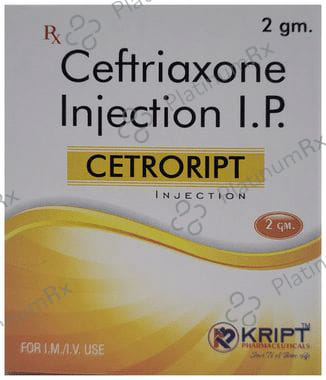 Cetroript 2000mg Injection 1s