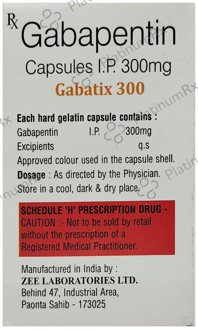 Gabatix 300mg Capsule 10s