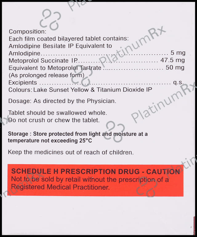 Protol AM 5/50mg Tablet PR 10s
