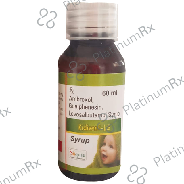 Kidivent-LS Syrup 15/305/505