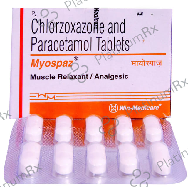 Myospaz 250/325mg Tablet 10s