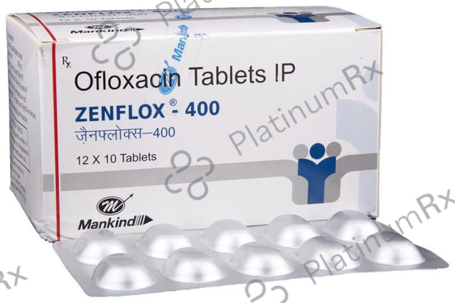 Zenflox 400mg Tablet 10s
