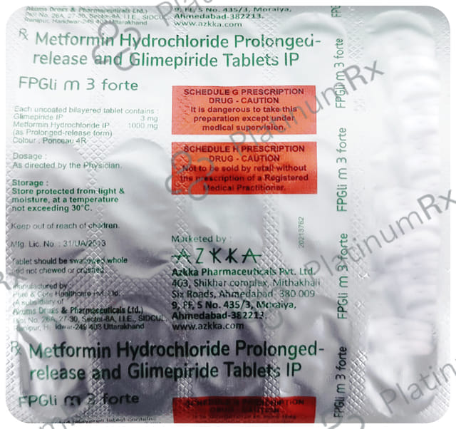 Fpgli M 3 Forte Tablet PR 15s