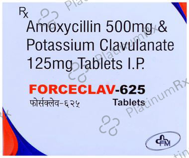 Forceclav 625mg Tablet 6s