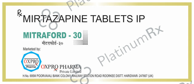 Mitraford 30mg Tablet 10s Oxpro Pharma Pvt. Ltd.