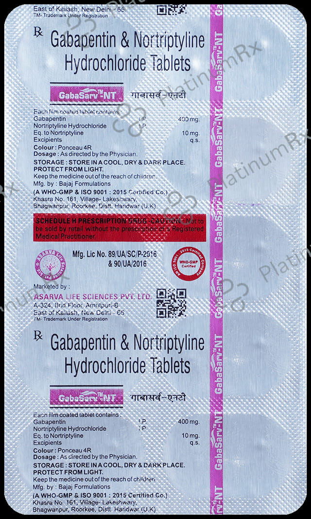 Gabasarv-NT Tablet