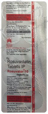 Rosuvator 10mg Tablet 10s