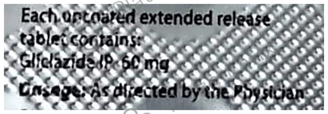 Glizid XR 60mg Tablet 15s