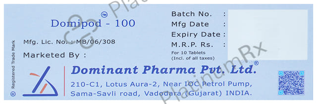 Domipod 100mg Tablet DT 10s
