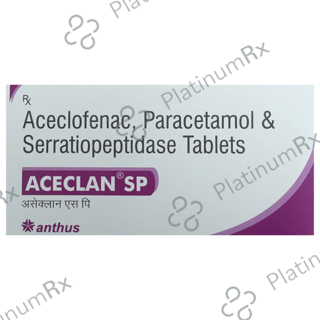 Aceclan SP 100/325/15mg Tablet 10s