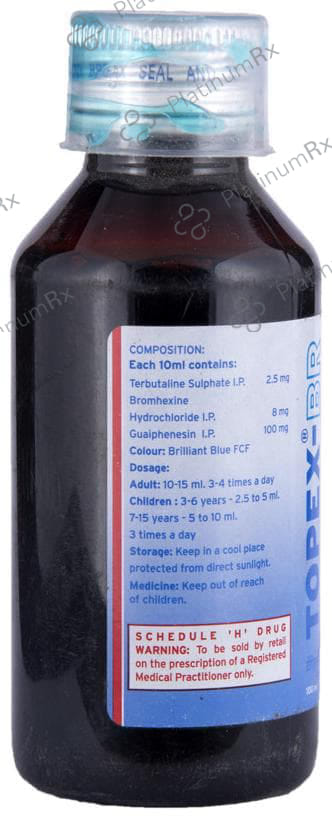 Topex BR 100/8/2.5mg Syrup 100ml