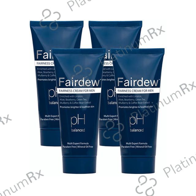 Fairdew PH Balanced Fairness Cream for Men (50gm Each) 4 Tube