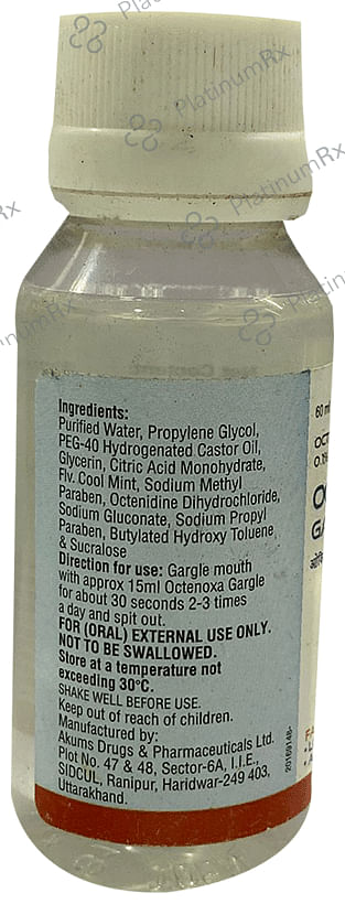 Octenoxa 0.1% Gargle Mint 60ml