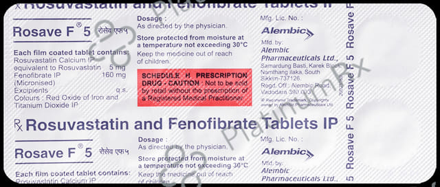 Rosave F 5/160mg Tablet 10s