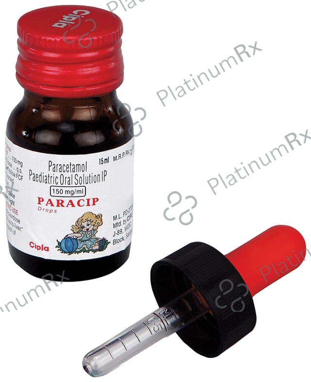 Paracip 150mg Drops 15ml