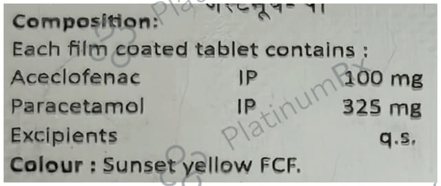 Just Move P 100mg/325mg Tablet